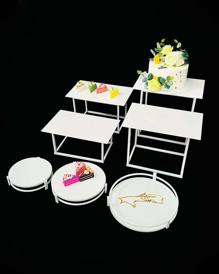 Elegant 10-Piece Dessert Display Set for Stylish Celebrations