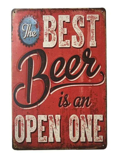 Vintage Cheers Beer Metal Sign - Perfect Wall Art for Bars, Man Caves, and Restaurants