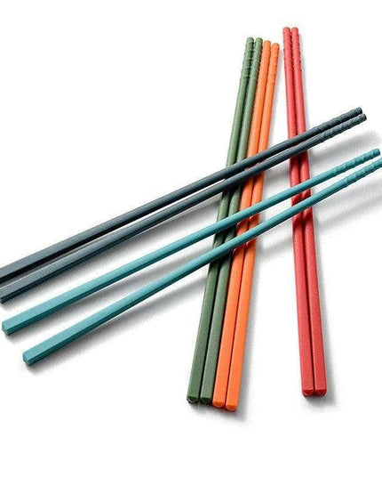 Vibrant Non-Slip Silicone Chopsticks Set for Sushi and Noodle Lovers