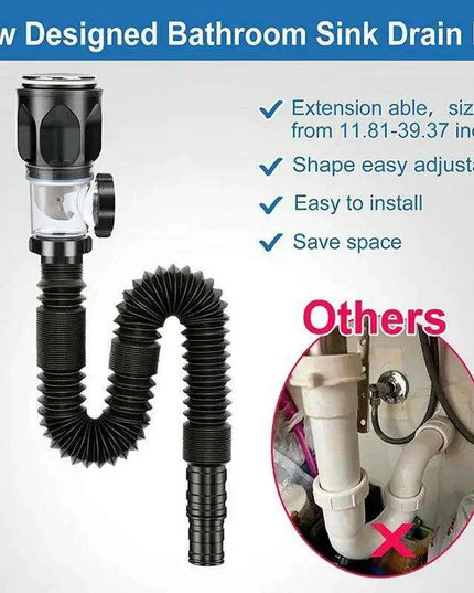 Innovative Flexible Drain Pipe System for Kitchen and Bathroom Solutions