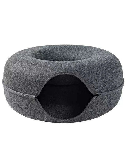 Purrfect Play & Rest Tunnel Bed - Interactive Cat Retreat