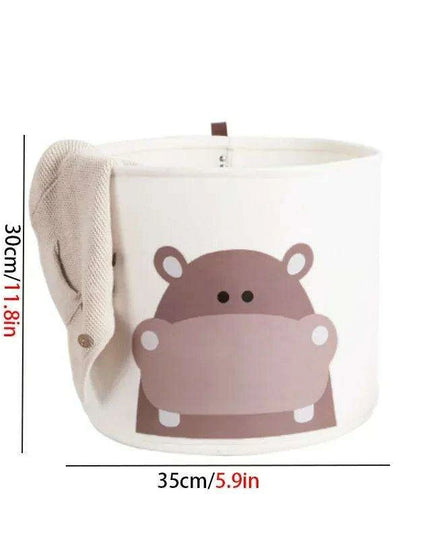 Chic Eco-Friendly Ivory Felt Organizer Basket - Stylish Home Storage Solution