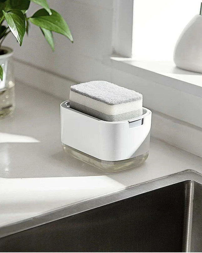 Sleek Touchless Liquid Soap Dispenser for Effortless Kitchen Cleanliness