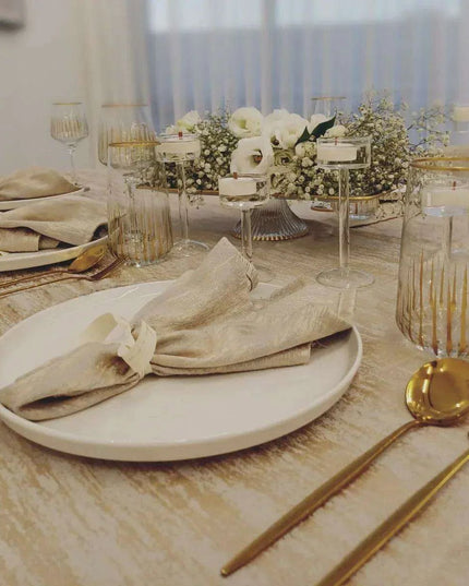 Elegant Designer Table Cloth and Napkin Set with Premium Quality Packaging