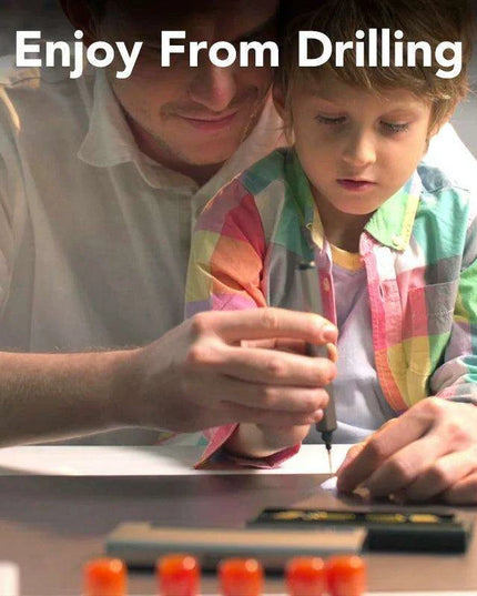 Precision Portable Drill Press Kit with Rechargeable Mini Electric Drill - Perfect for Various Materials