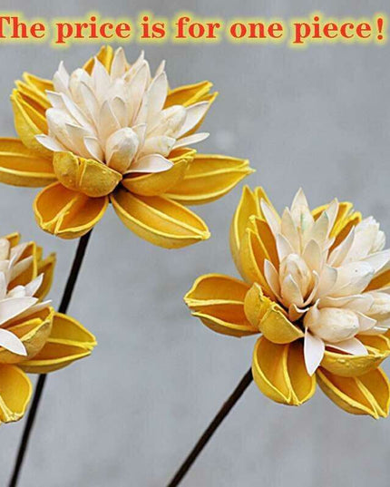 Artisanal Lotus Blossom Bouquet: A Rustic Touch for Your Home