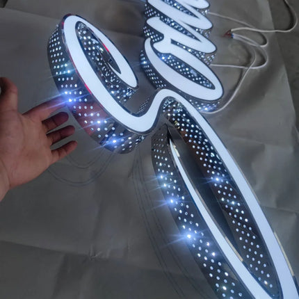 ZX SIGN Custom Front & Side Lit LED Channel Letters for Exterior Use