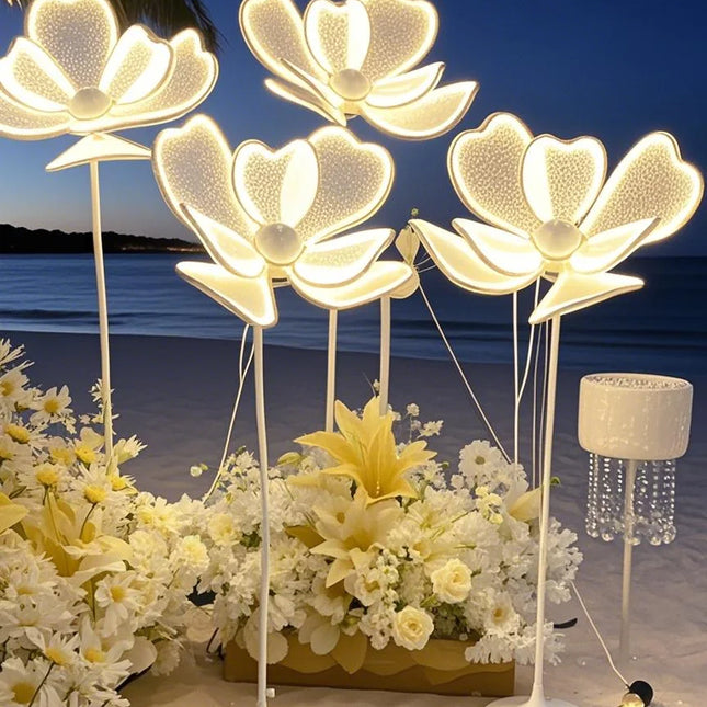 LED decorative luminous peony flowers, wedding road guide, white silk decoration, for wedding party birthday home decoration led-decorative-luminous-peony-flowers-wedding-road-guide-white-silk-decoration-for-wedding-party-birthday-home-decoration-1