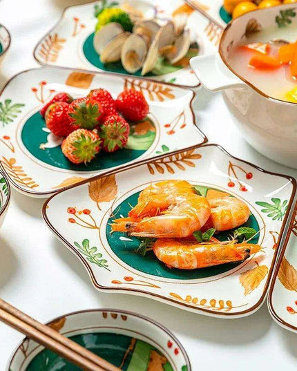 Whimsical Japanese Cartoon 9-Piece Dining Set: Transform Your Meals into Artistic Experiences