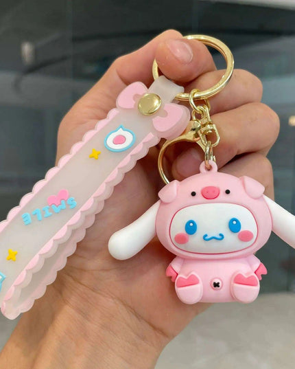 Cinnamoroll Character Keychain - Whimsical Bag and Key Charm for a Playful Touch