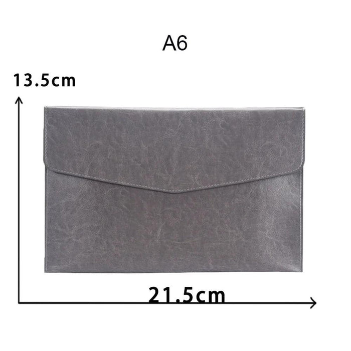 Sophisticated PU Leather Business Portfolio with Ample Storage