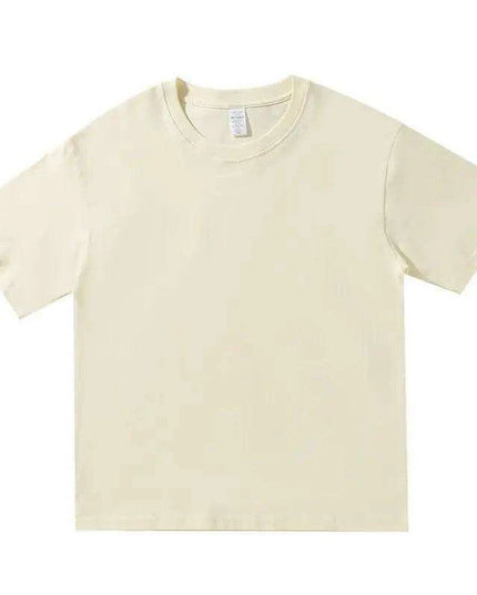Premium 260gsm Men's Oversized Casual Cotton Short Sleeve T-Shirt - Summer Essential O-Neck Top