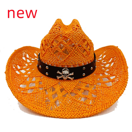 Vintage-Inspired Thick Straw Cowboy Hat