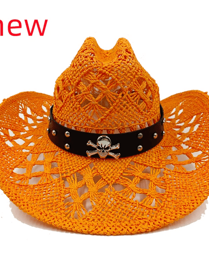 Vintage-Inspired Thick Straw Cowboy Hat