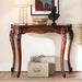 European Style Solid Wood Hallway Console Table - Vintage Elegance and Charm