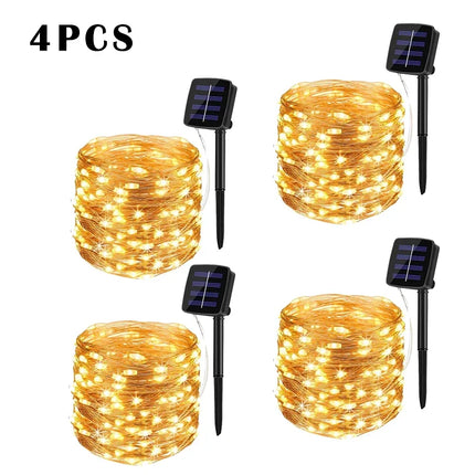 Shop1102743347 32M Solar LED Fairy String Lights - Waterproof & Twinkl