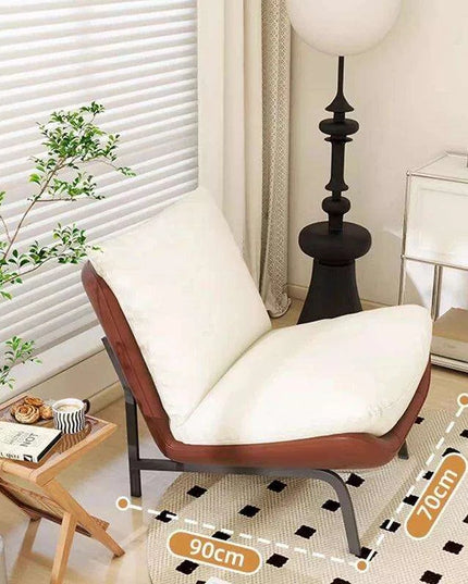 Chic Scandinavian Foldable Lounge Chair - Stylish Comfort for Contemporary Homes