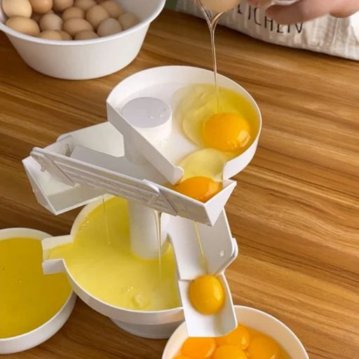 Efficient Plastic Egg Separator for Baking and Cooking