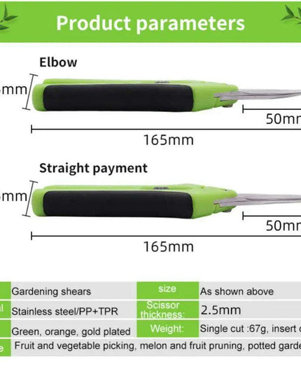 Ergonomic Precision Garden Shears for Effortless Plant Trimming