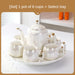 Luxurious Pearl Ceramic Cold Water and Tea Serving Set
