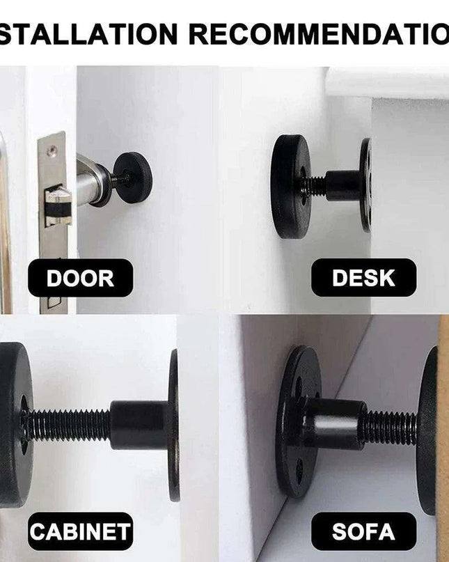 Adjustable Bed Frame Stability Kit with Noise Reduction and Wall Protection