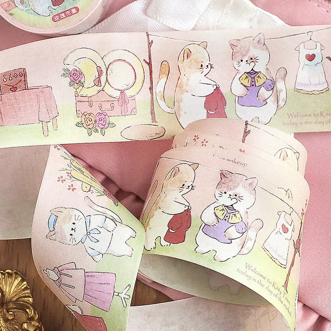 Cute Animal Washi Tape | 30mm x 3m Decorative Roll