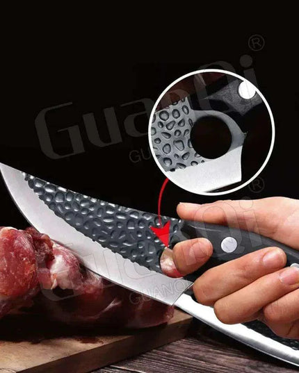 Serbian Artisan Steel Chef Knife Set with Comfortable Wooden Handles - Unmatched Quality Blades