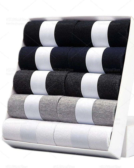 Chic Men's Cotton Dress Socks for Every Occasion