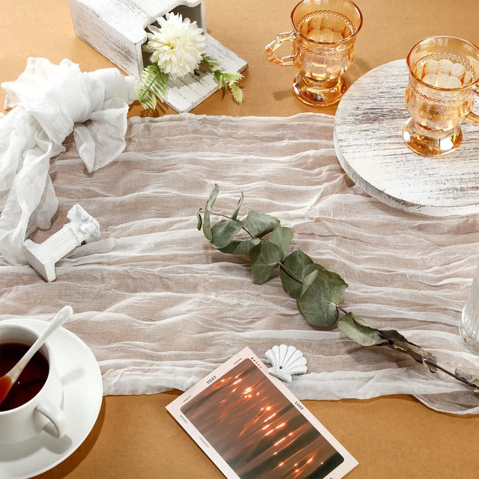 Sophisticated Gauze Cloth Napkins - Pack of 100 | Elegant 19.7 x 19.7 Inch Dinner Napkins for Home Entertaining