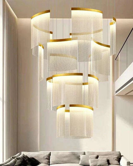 Customizable Nordic Remote-Controlled Chandelier with Adjustable Height