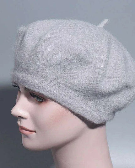 Elegant Wool Beret - Classic Winter Accessory for Women and Teens