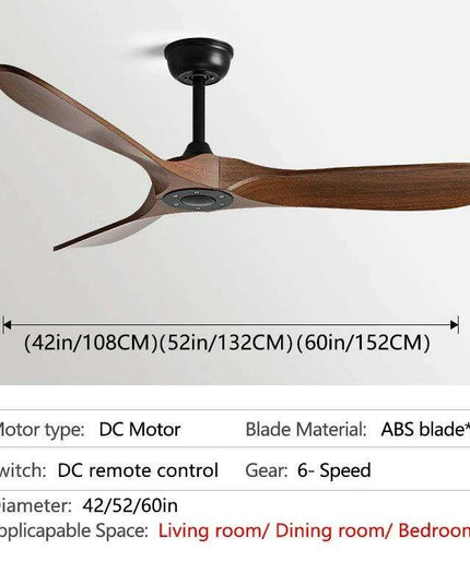 Retro Industrial Ceiling Fan with Remote Control - Chic Air Circulator for Spacious Areas