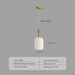 Scandinavian-Inspired Minimalist Glass LED Pendant Lights - Elegant Japanese Design for Home Interiors
