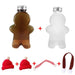 Cheerful Gingerbread Man Holiday Water Bottle for Kids - Ideal Christmas Gift with Multi-Functional Design
