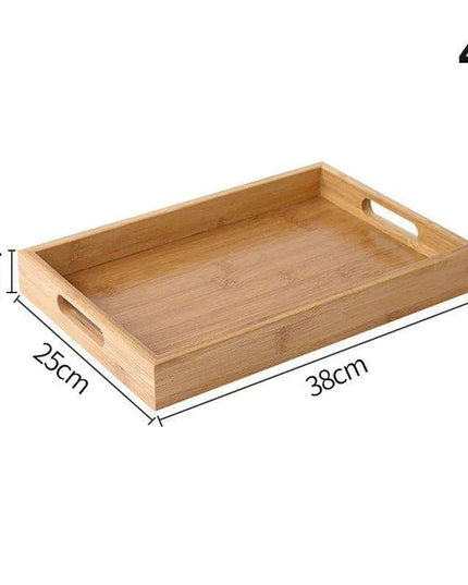 Sustainable Elegance: Premium Bamboo Serving Tray Set for Stylish Dining