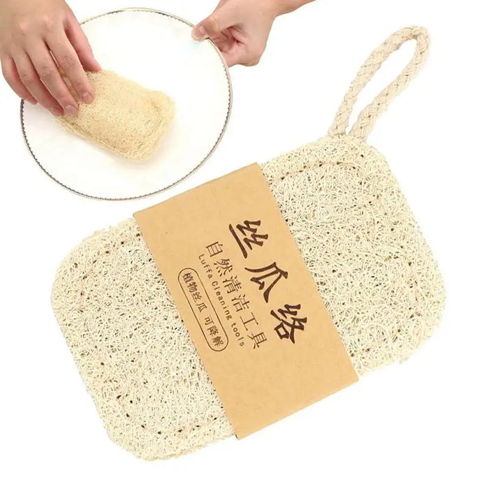 Sustainable Loofah Dish Scrubber for Gentle Kitchen Cleaning