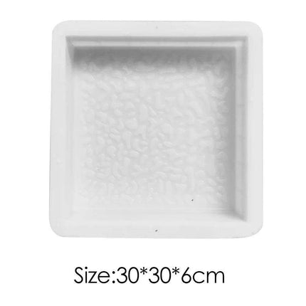DIY Plastic Paving Mold for Garden Pathways - Heavy-Duty Cement Stepping Stone Maker