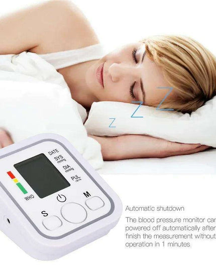 Smart Voice-Controlled Digital Arm Blood Pressure Monitor for Home Health Management