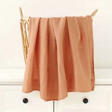 Luxuriously Soft Organic Bamboo Cotton Swaddle Blanket for Infants