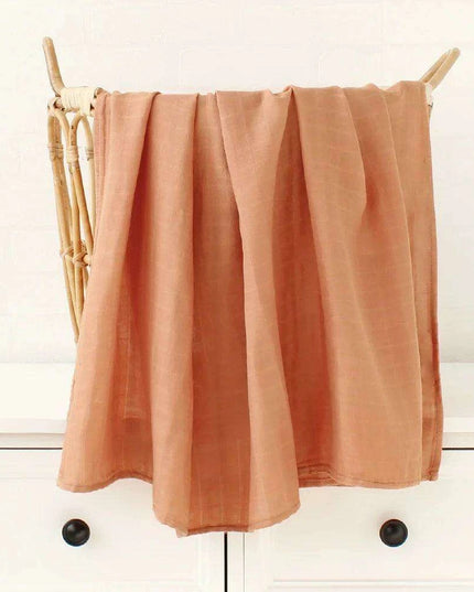 Luxuriously Soft Organic Bamboo Cotton Swaddle Blanket for Infants