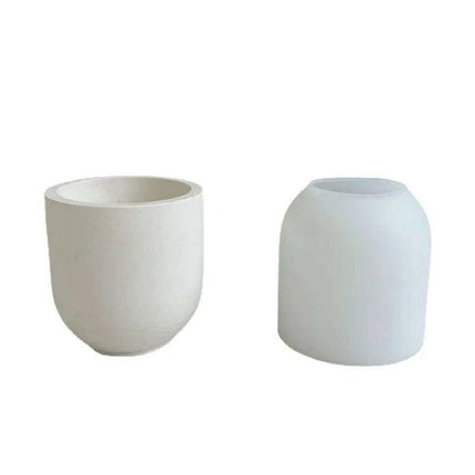 Personalized Round Silicone Mold for Unique Candle and Succulent Creations - Enhance Your Home Decor