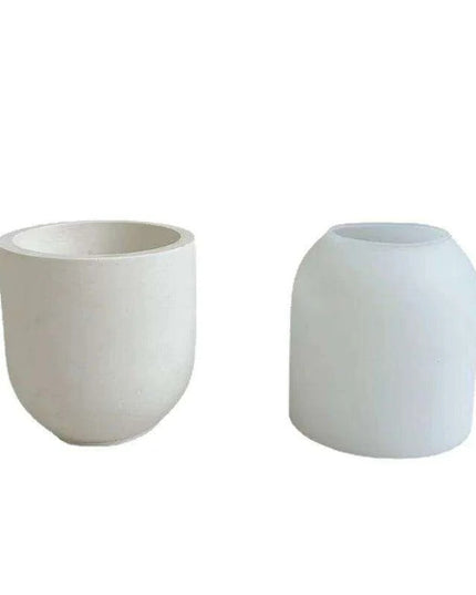 Personalized Round Silicone Mold for Unique Candle and Succulent Creations - Enhance Your Home Decor