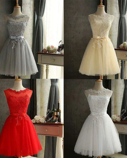 Stylish Grey Cocktail Dress for Bridesmaids and Graduates