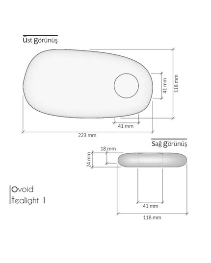 Modern Gray Concrete Candle Holder Trio - Chic Accent for Home Serenity and Gifting