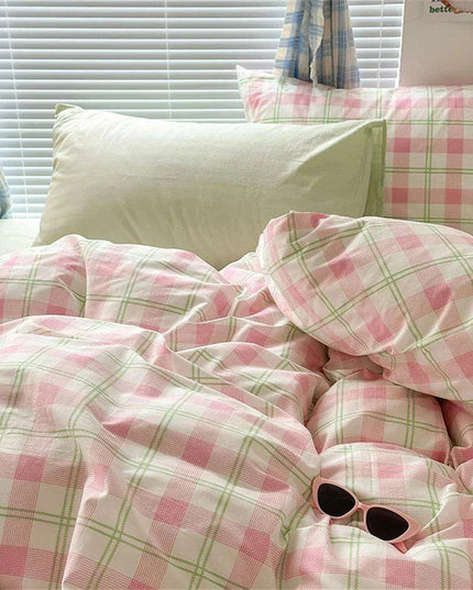 Korean Heart Bedding Set
