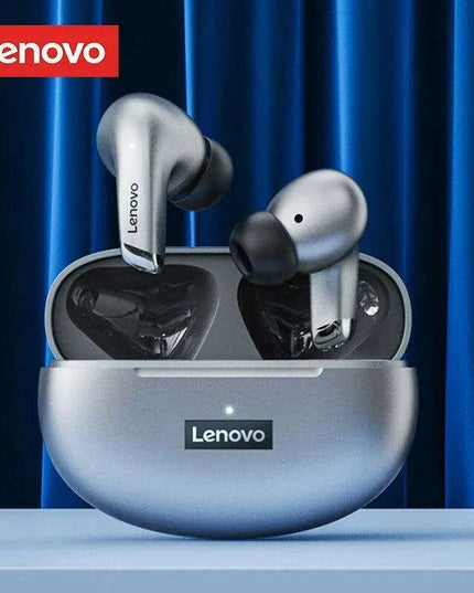 Lenovo LP5 True Wireless Earbuds - Superior Sound Quality, Sweat-Resistant, Active Noise-Cancellation