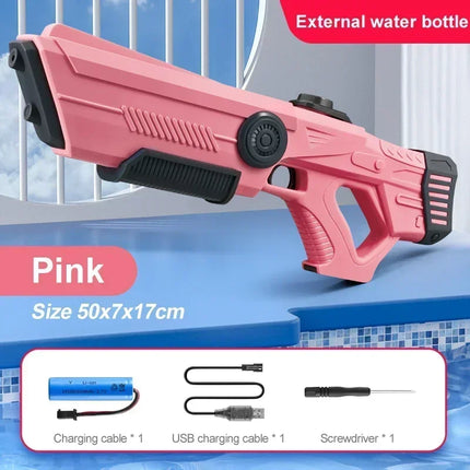 Electric Automatic Spray Gun - Portable Water Toy for Kids