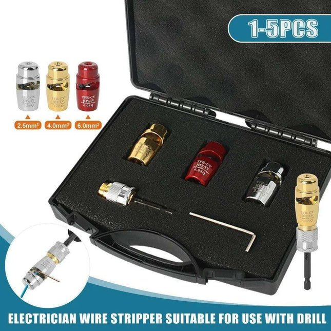 Lightweight Aluminum Wire Stripping Toolkit for Electricians: Efficient and Portable Solution
