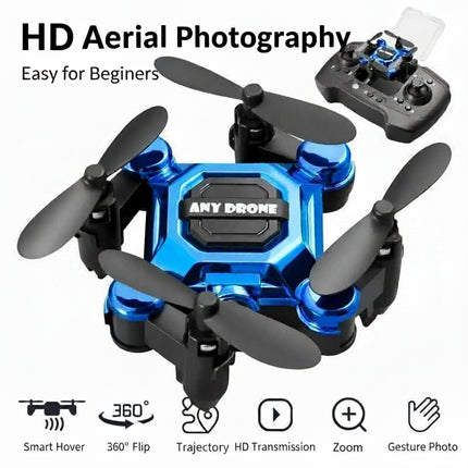 Mini Folding Drone with HD Camera & Remote Control