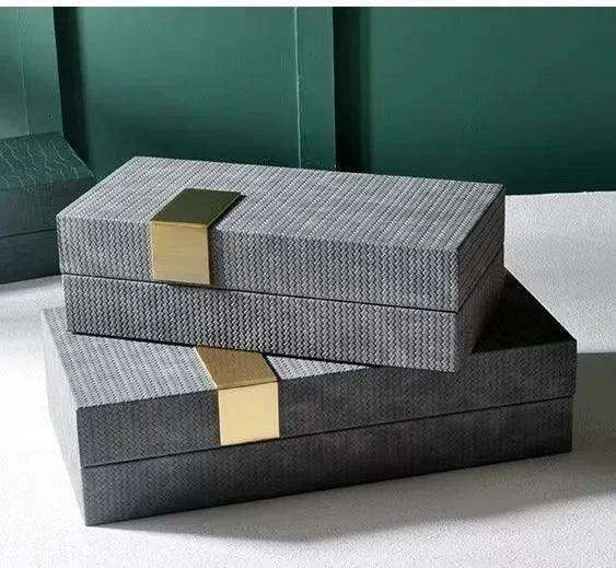 Elegant Leather Jewelry Organizer: Timeless Tabletop Storage Solution with Chic Design